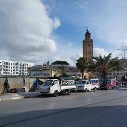 Moschee und ein weiterer Markt in Casablanca