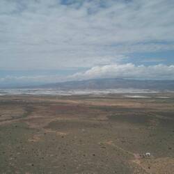 All the grey in the back is vegetable farms