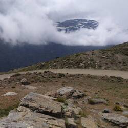 Just before the highest too accessible by car - only 10°C and windy