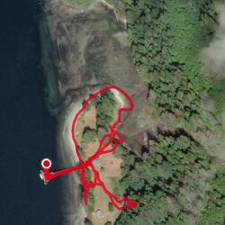 My walk around the Port Neville store area and beach
