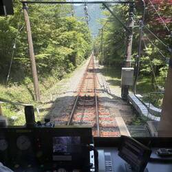Nach der Gondelfahrt über den Vulkan, gings mit der Zahnradbahn wieder nach unten.