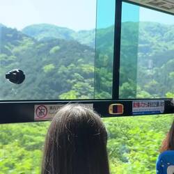 Schon die Busfahrt hoch zum Ashi See war total schön.