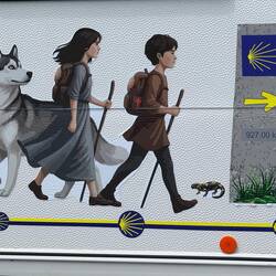 Painted on a camper van 🐕