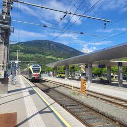 Da kommt unser Zug.