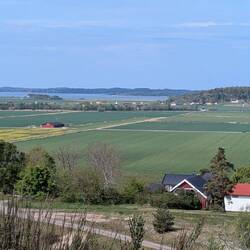Blick vom Naturreservat Richtung Meer