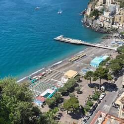 Minori from the balcony.