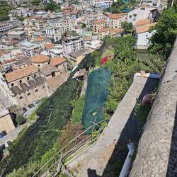 Gardens that hug the cliff sides.