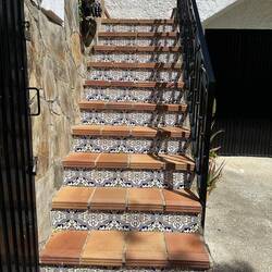 Steps to our apartment