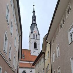 Westturm der Stadtpfarrkirche Mariä Himmelfahrt