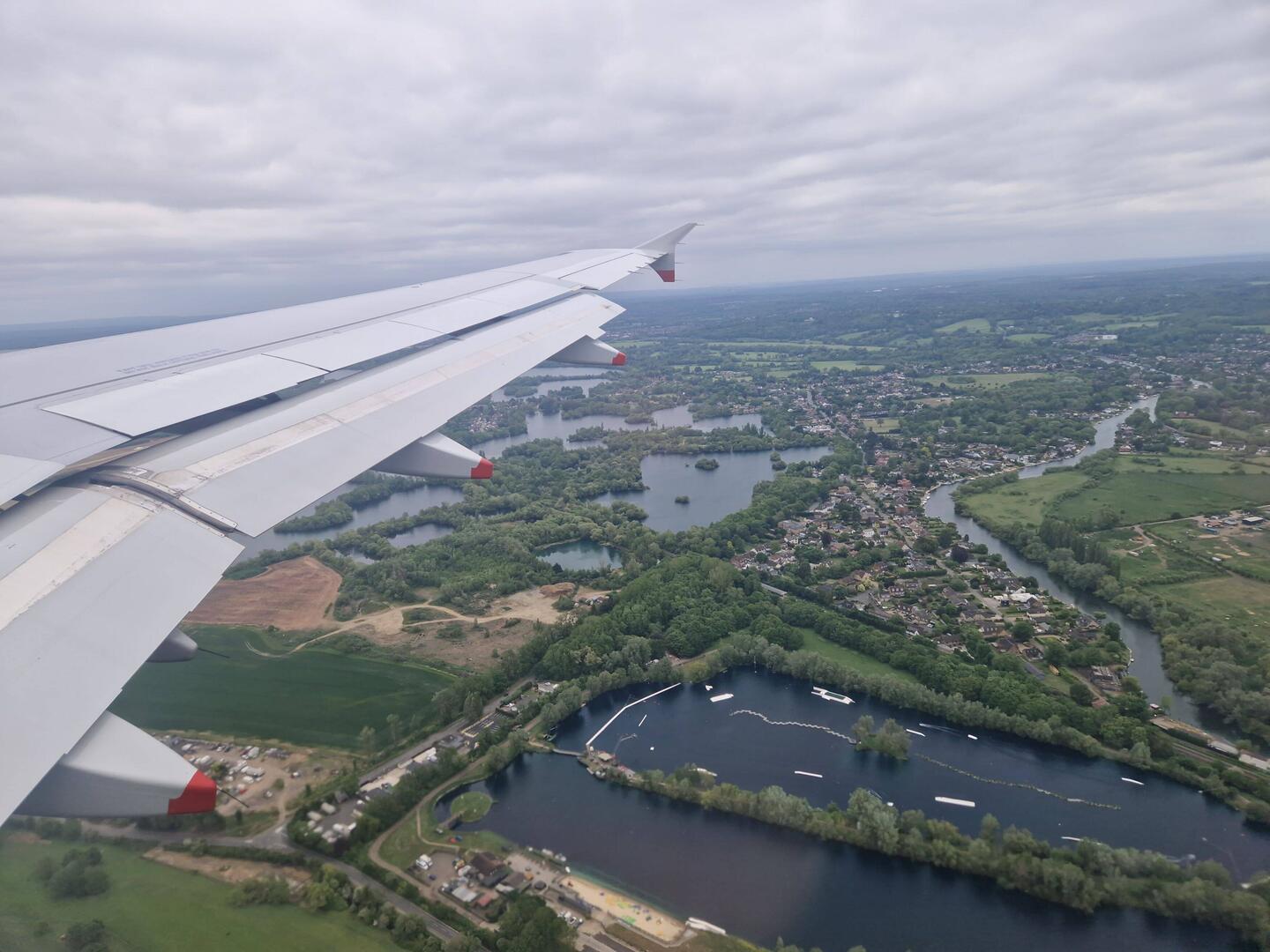 Anflug auf Heathrow