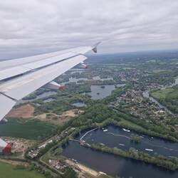 Anflug auf Heathrow
