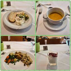 Heerlijk buffet in het hotel.