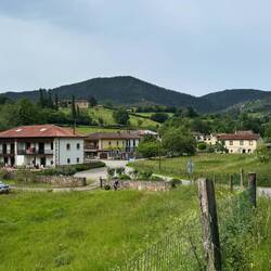 Small village of Paladins, our first night's stay on the Camino.