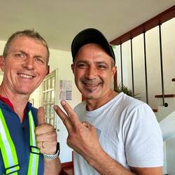 Au revoir Denis et merci pour ton accueil a l'auberge Woodpecker. Bonne saison !