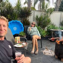 Camping at home