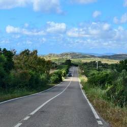 Auf dem Weg zum Capo Falcone