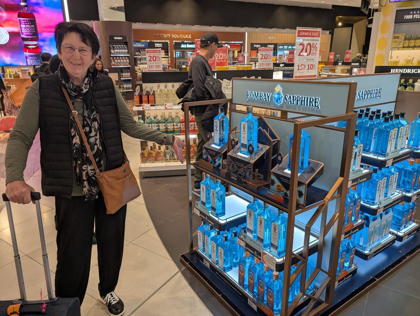 We had to buy four litres of gin to get the 20% discount.
