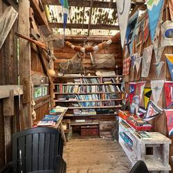 And a small book library