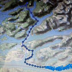 My inreach track today.