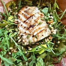 Halibut salad