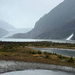 Mendenhall Glacier and Nugget falls