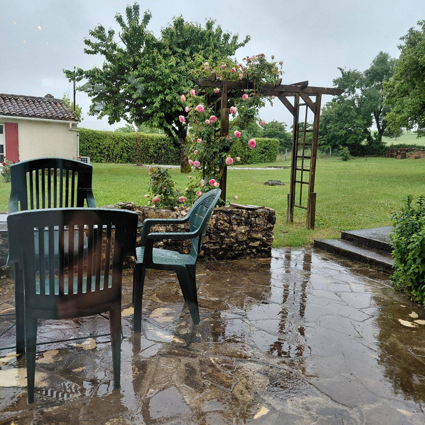 Monday 4th May - its raining!