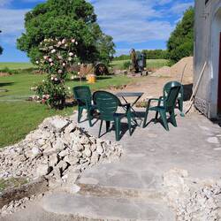 Only the rubble left