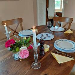 Aussie Mother's Day lunch in France - delicious roast chicken