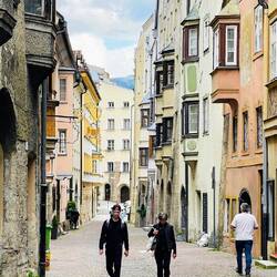 Las calles de Hall in Tirol
