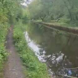 360° from the path between the canal and the River Tame below