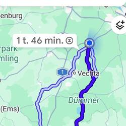 Tager den mørkeblå - med pause 1/2 vejs