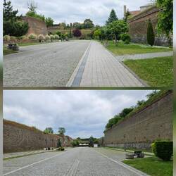 Toller breiter Burggraben