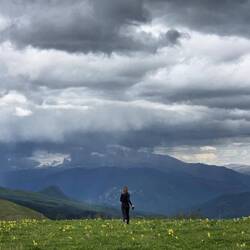 Chasing lightning bolts ⚡️ (just kidding - was running to the edge to capture an epic pic!)