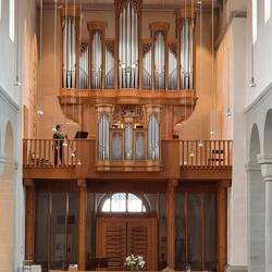 Orgel en viool, het klinkt prachtig!