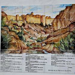 Mural of Alhama Gorge