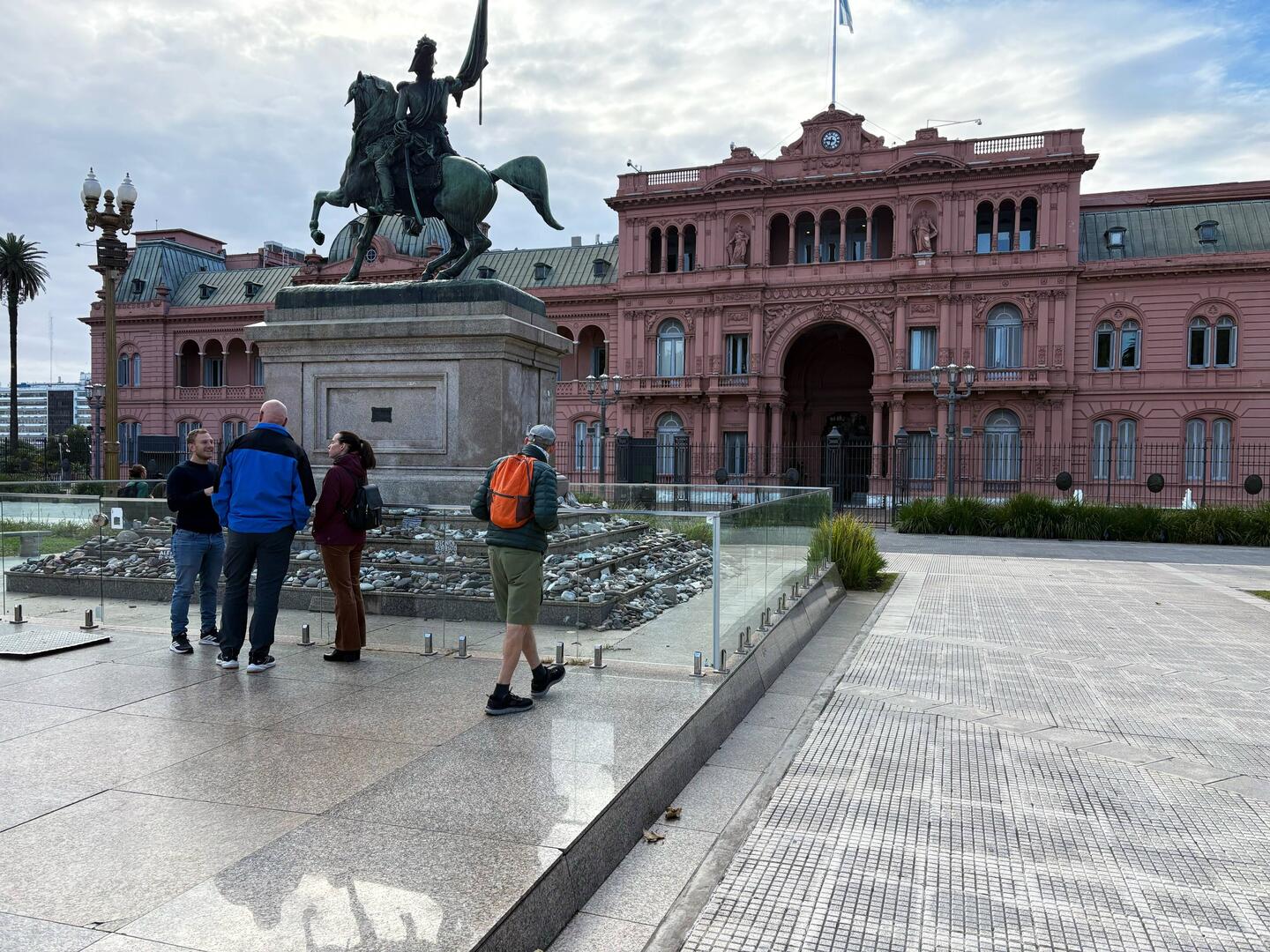 The "pink house" is the presidential house, but we were told the current president prefers elsewhere