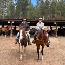 Ready for our trail ride