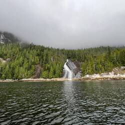 Lacy Falls. Were not running very strong. They are in somewhat of a drought here.