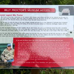 There were many descriptive signs along the trail about the First Nation's people, as well.
