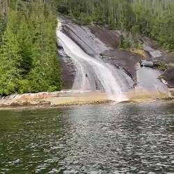 Another view of Lacy Falls.