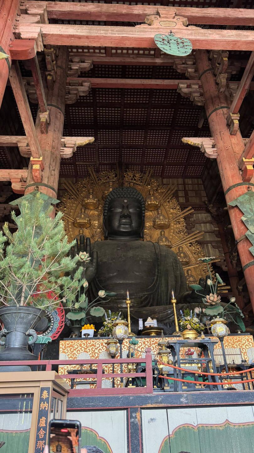 „Der große Buddha von Nara – beeindruckend ruhig und gleichzeitig einfach gigantisch. 🙏