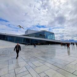 Opera House. The white marble was SO bright on the eyes