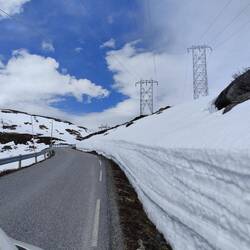 Schnee kann der Tindevegen auch