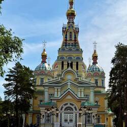 Zenkov Cathedral, repurposed during Soviet times as a meeting hall