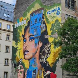 Streetart am Parkplatz