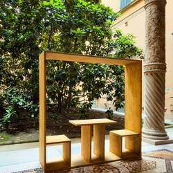 Dining ... from the “Minus Objects” series ... Pistoletto @ Palazzo Boncompagni — Bologna, Italy.