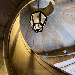 Vignola's helicoidal staircase @ Palazzo Boncompagni — Bologna, Italy.