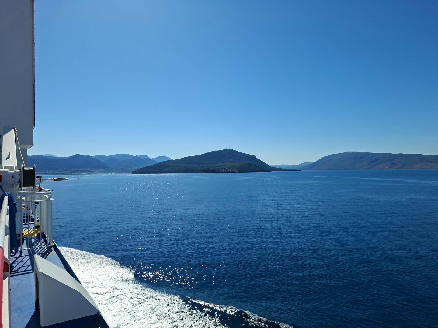 Terre grecque en vue en plein bleus grecs 💙