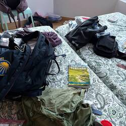 We make a mess every place we stay. And then pack it all up in the morning.