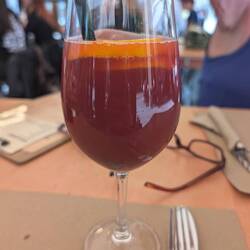 Missy's 'Welcome Back' sangria.